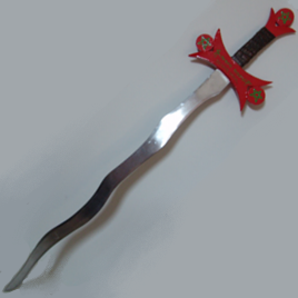 Flaming Magic Sword